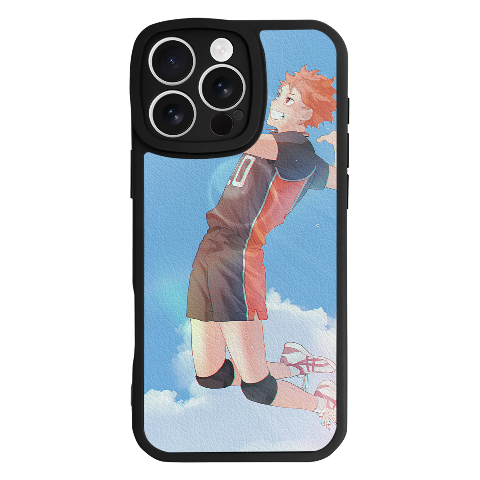 （画像用） ハイキュー!! Haikyu!! 【iPhone 16シリーズ対応】シリコンスマホケース（レザー調） 材質：シリコン